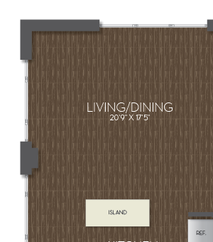 2 bedroom 2 bathroom floor plan 2 bedroom 2 bathroom floor plan at 672 Flats, Virginia, 22203